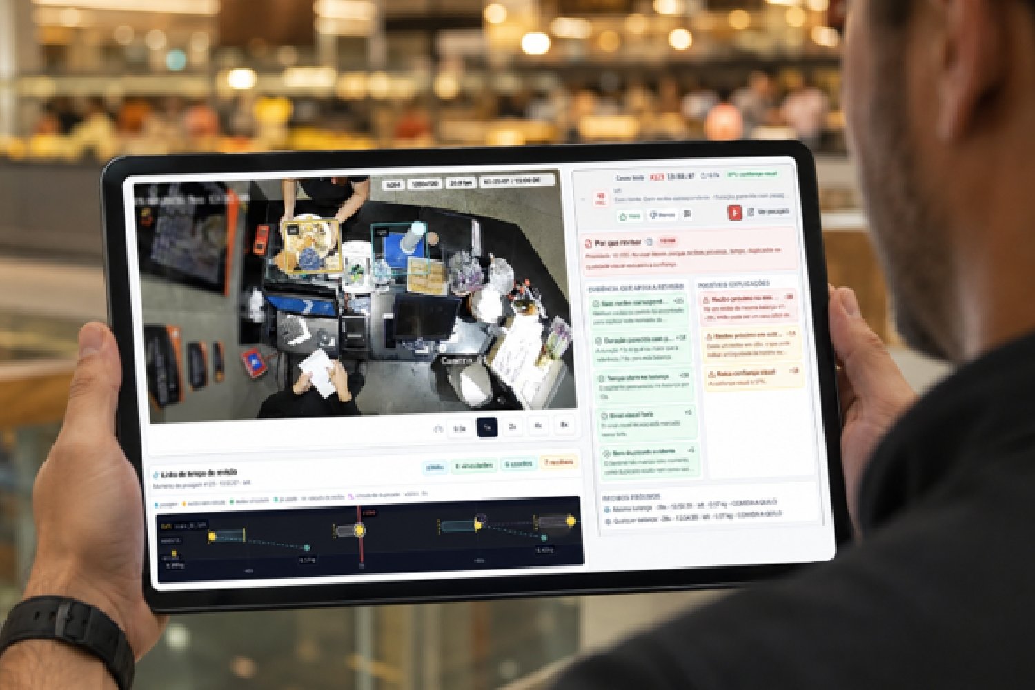 The Sentinel agent allows managers to identify operational issues, turning hours of video recordings into actionable snippets that can be quickly reviewed and acted on.